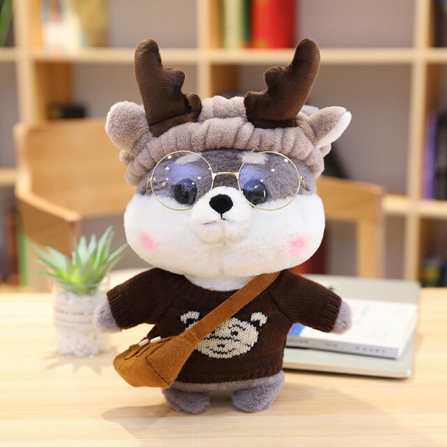 Cute Shiba Plush Toy Family Set