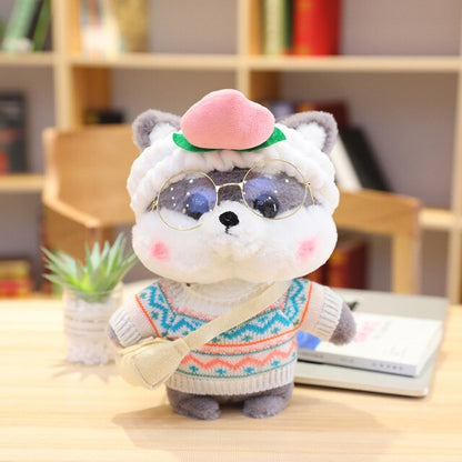 Cute Shiba Plush Toy Family Set