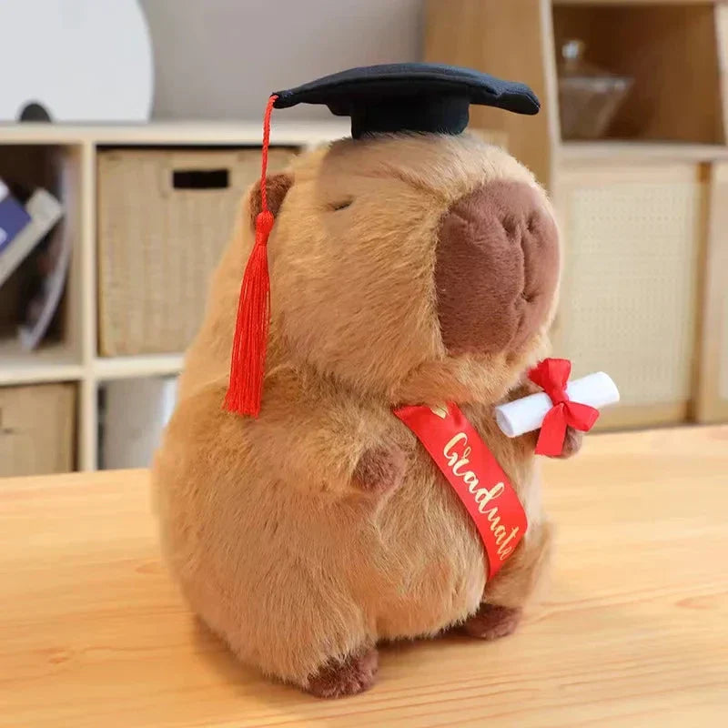 Cute Graduation Capybara Soft Toys
