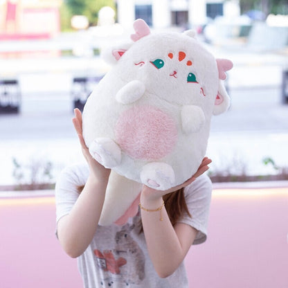 Adorable Cute Pink Fuzzy Deer Plush