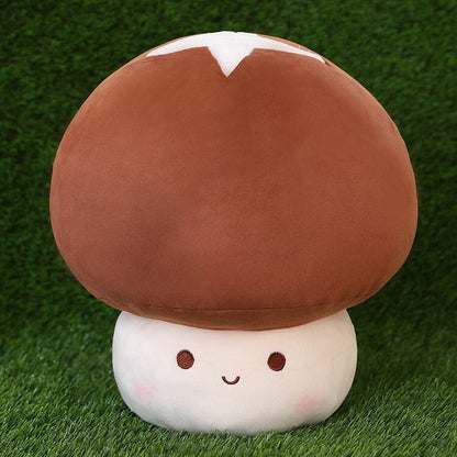 Cute Red White Mushroom Soft Toy Set