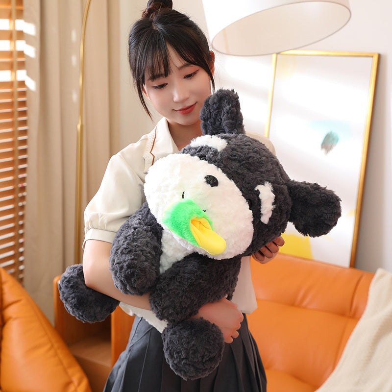 Cute Black Puppy Slipper Plush Toy - Halri