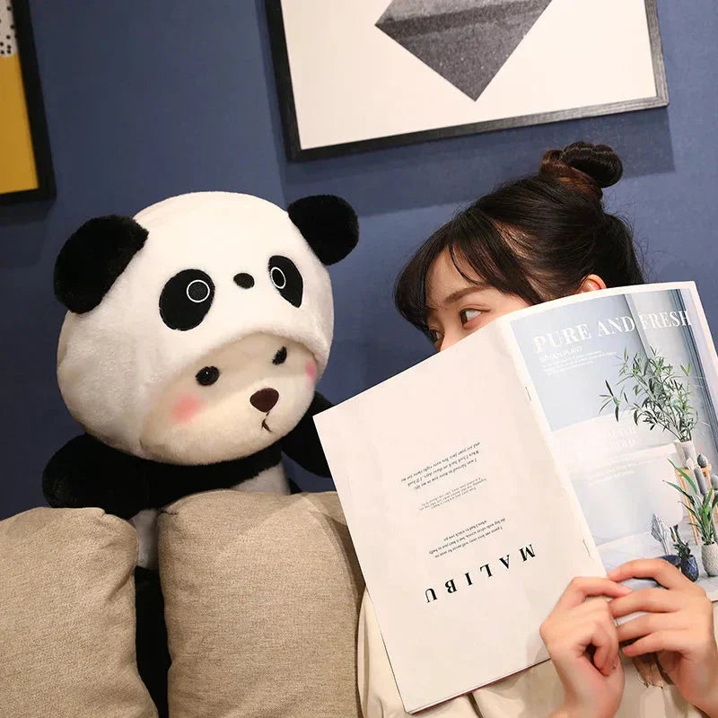 Cute White Panda Teddy Bear Soft Toy - Halri