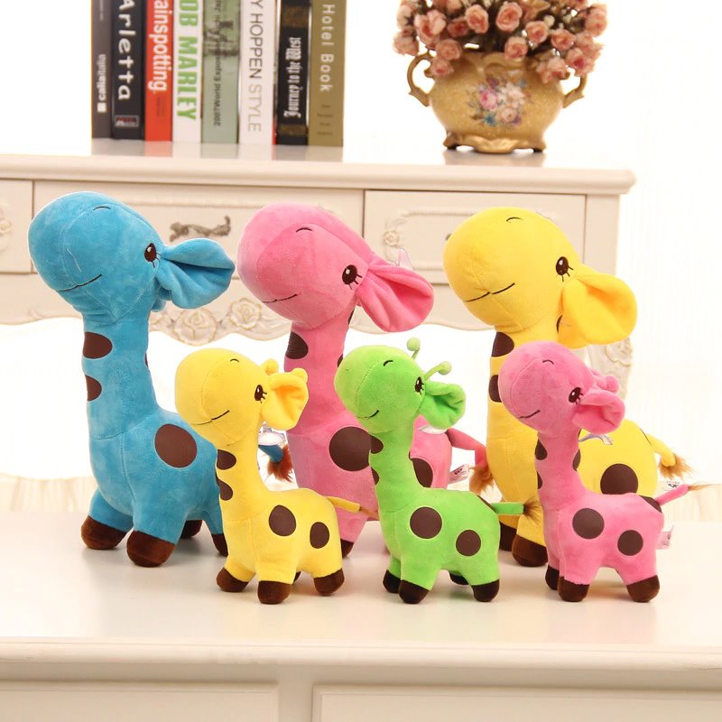 Colorful Giraffe Figurine Set - Halri