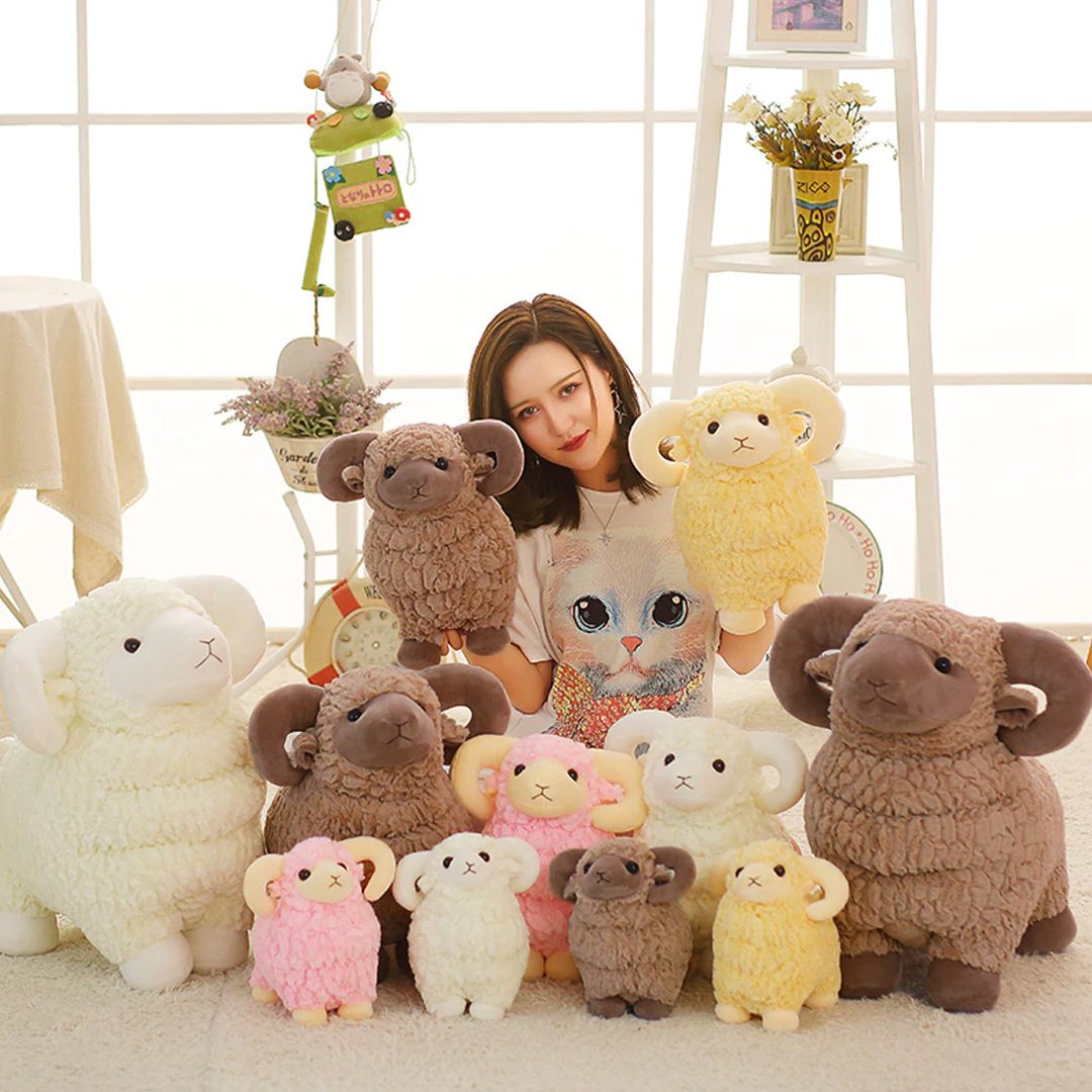 Big Horn Sheep Stuffed Animal Toy - Halri