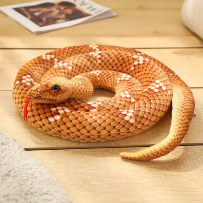 Colorful Snake Soft Stuffed Animal Toy