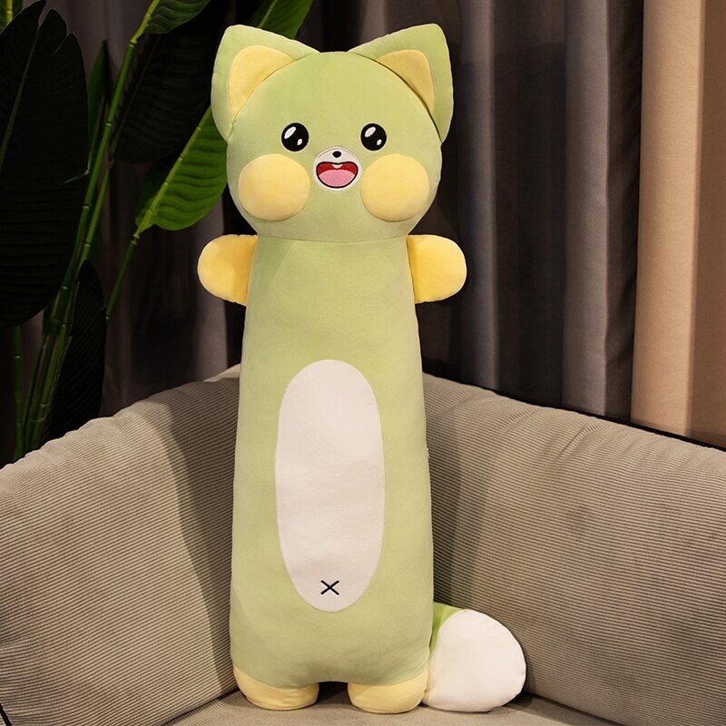 Cuddly Cat and Raccoon Soft Plush Toys