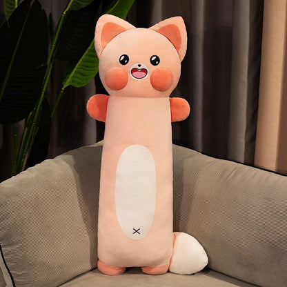 Cuddly Cat and Raccoon Soft Plush Toys