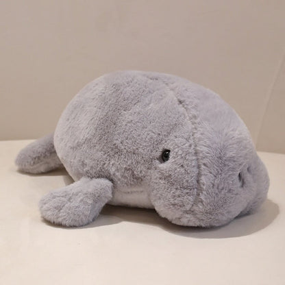 Soft Cuddly White Manatee Stuffed Animal