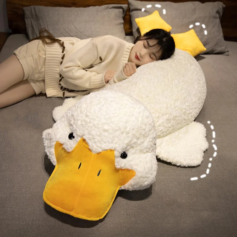 Big Soft White Duck Stuffed Animal - Halri