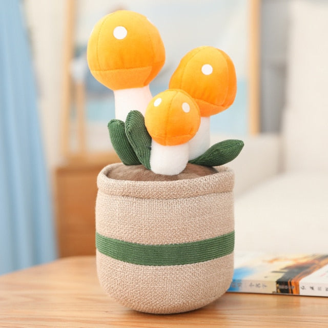 Cute Fungal Home Decor Plant Toy