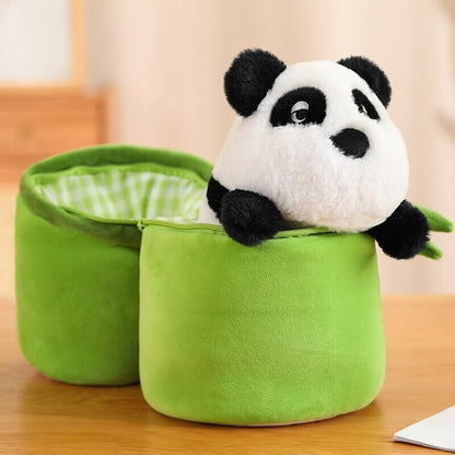 Cute Panda & Bamboo Soft Toys