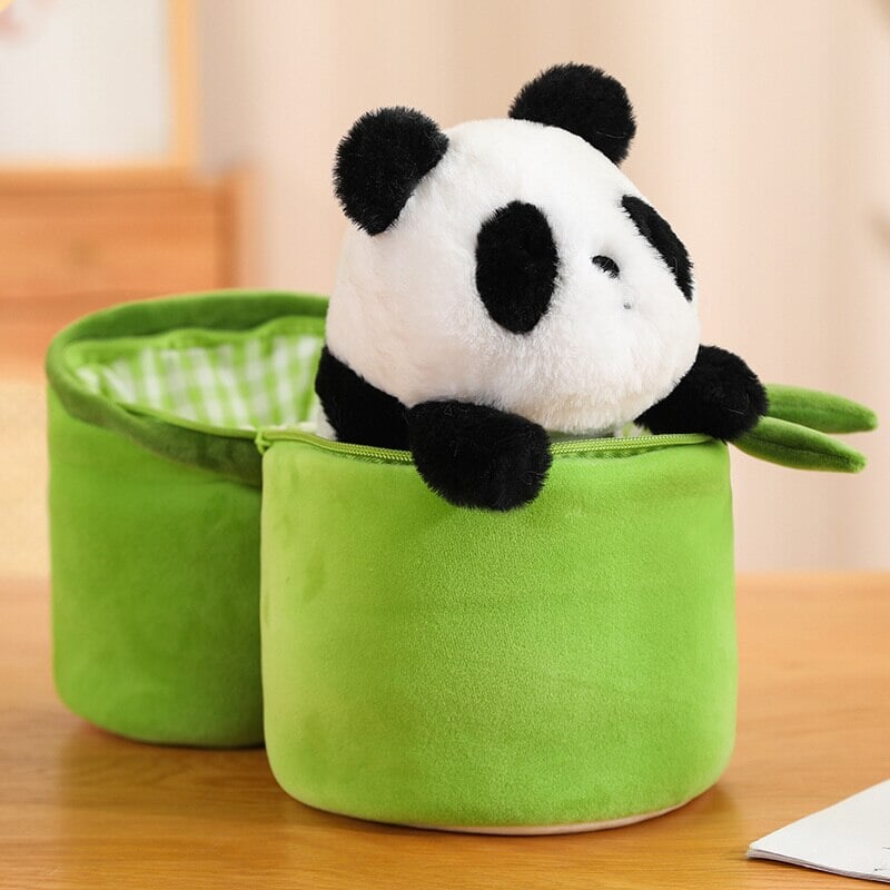 Cute Panda & Bamboo Soft Toys - Halri