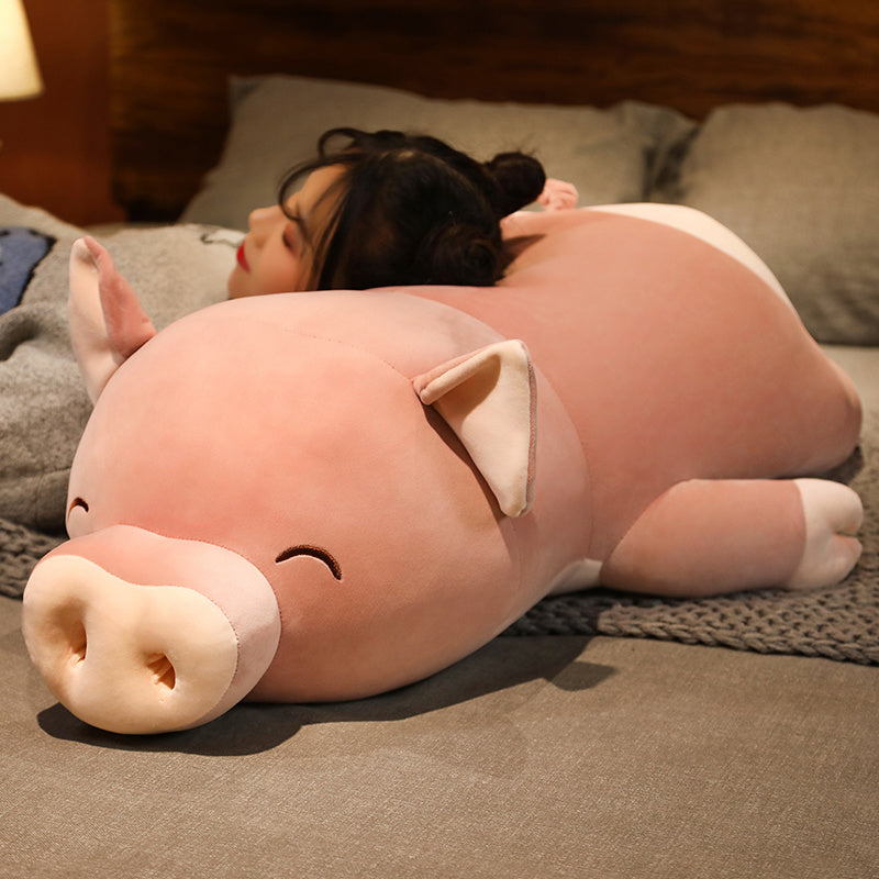Big Cute Pink Pig Stuffed Toy