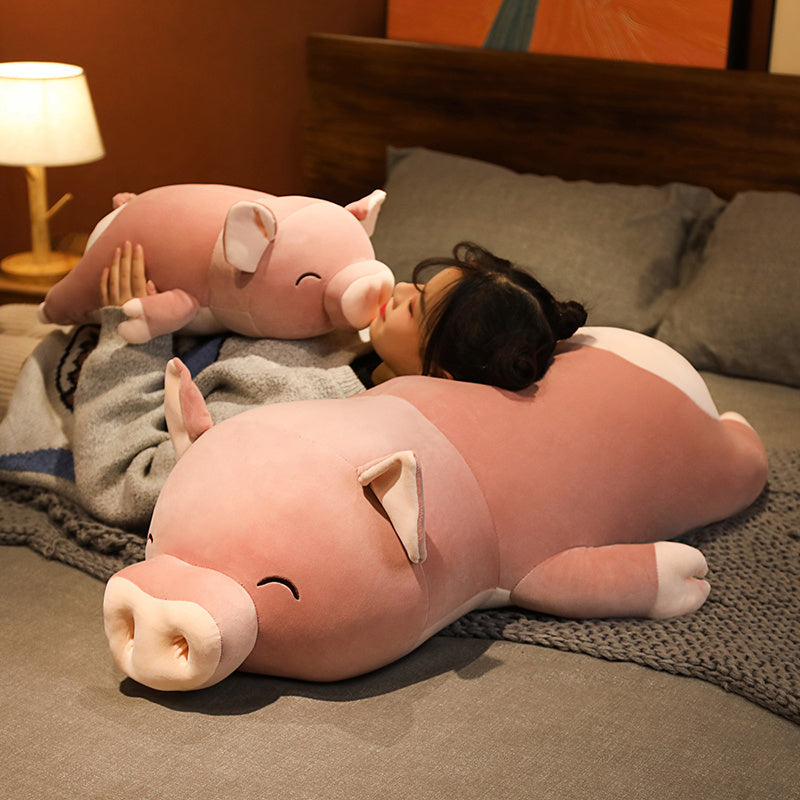 Big Cuddly Pink Pig Stuffed Toy - Halri