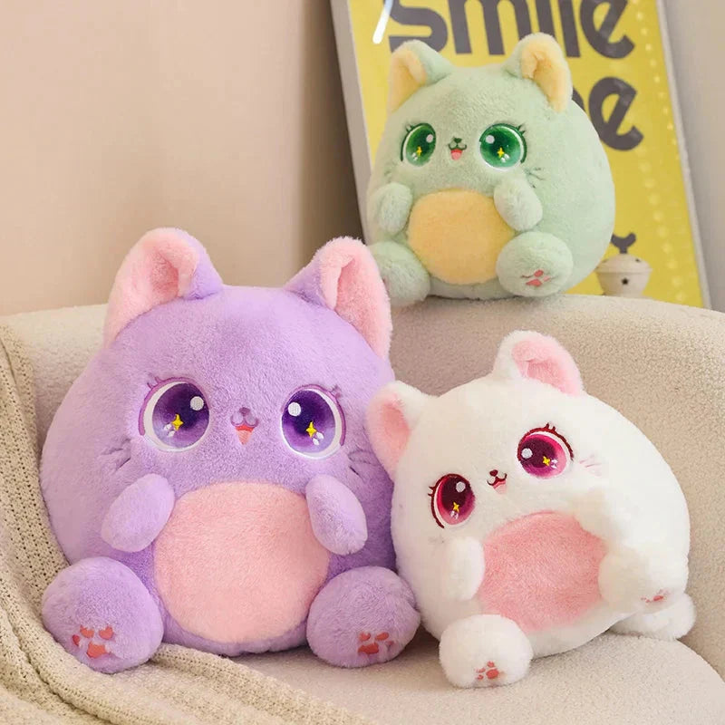 Colorful Soft Kitten Plush Toys - Halri