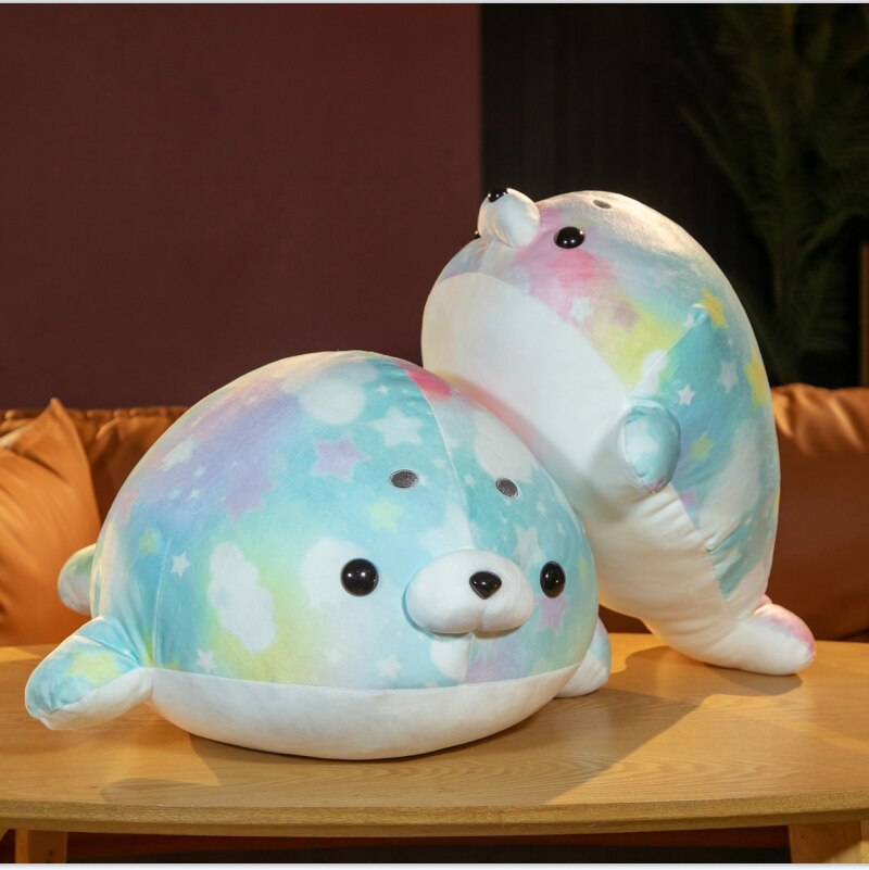 Colorful Cosmic Seal Soft Toy