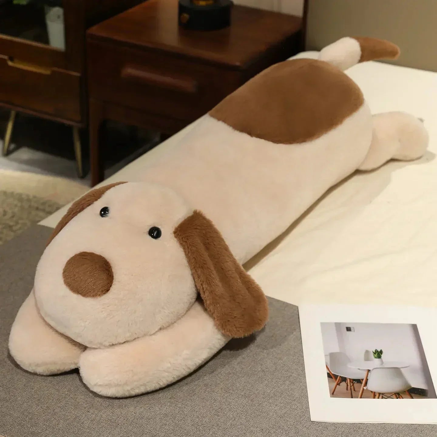 Cuddly Plush Puppy Hug Pillow