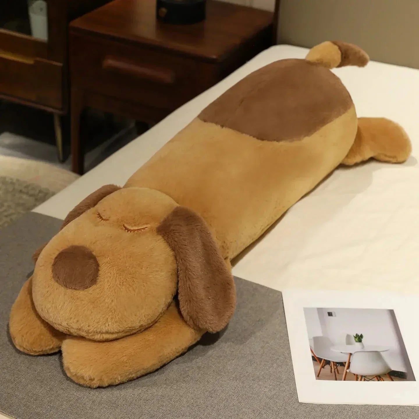 Cuddly Plush Puppy Hug Pillow