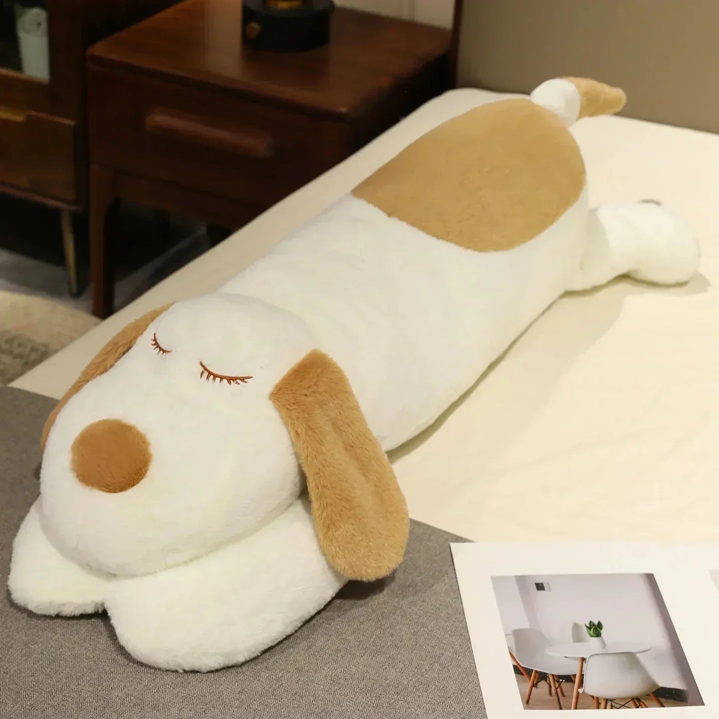 Cuddly Plush Puppy Hug Pillow
