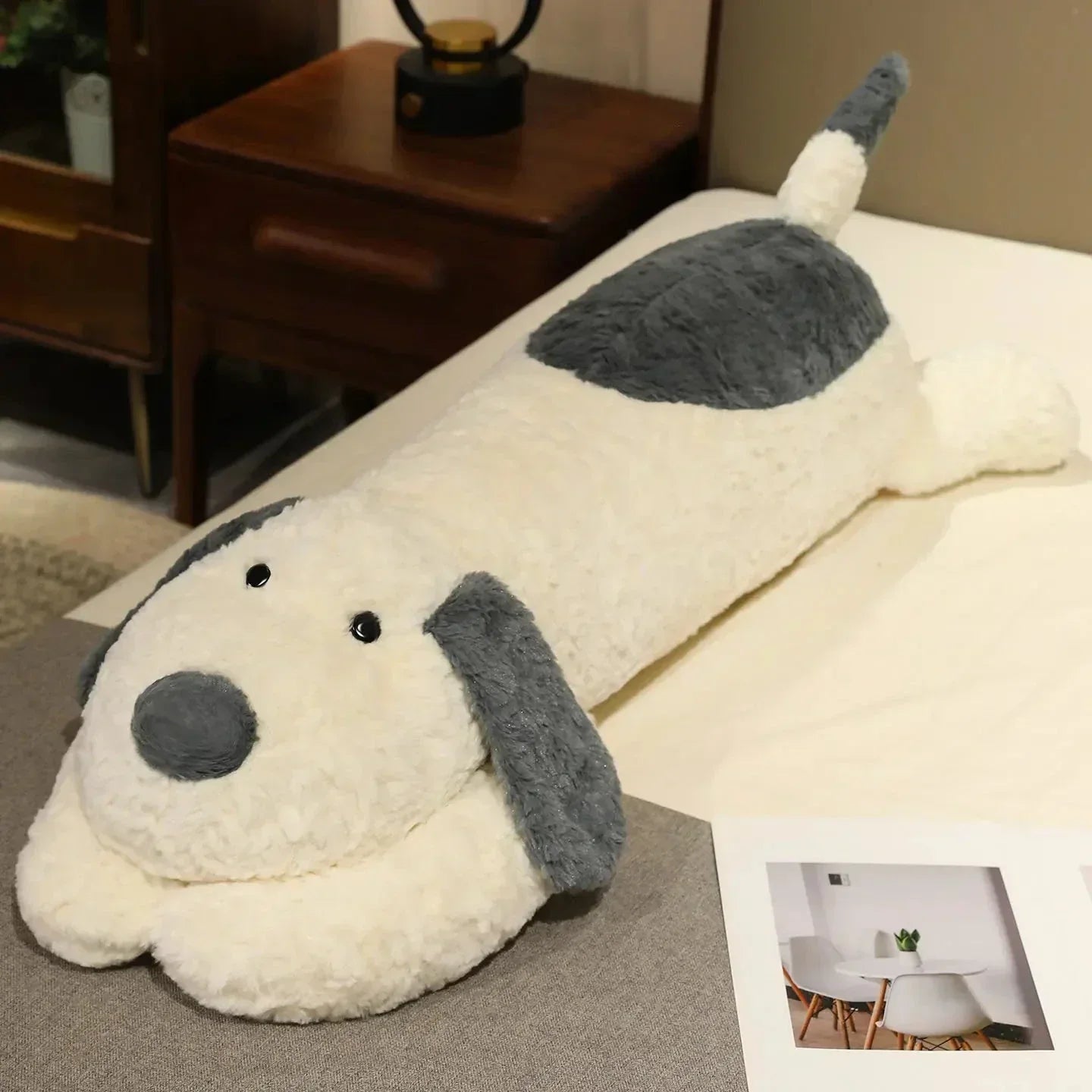 Cuddly Plush Puppy Hug Pillow