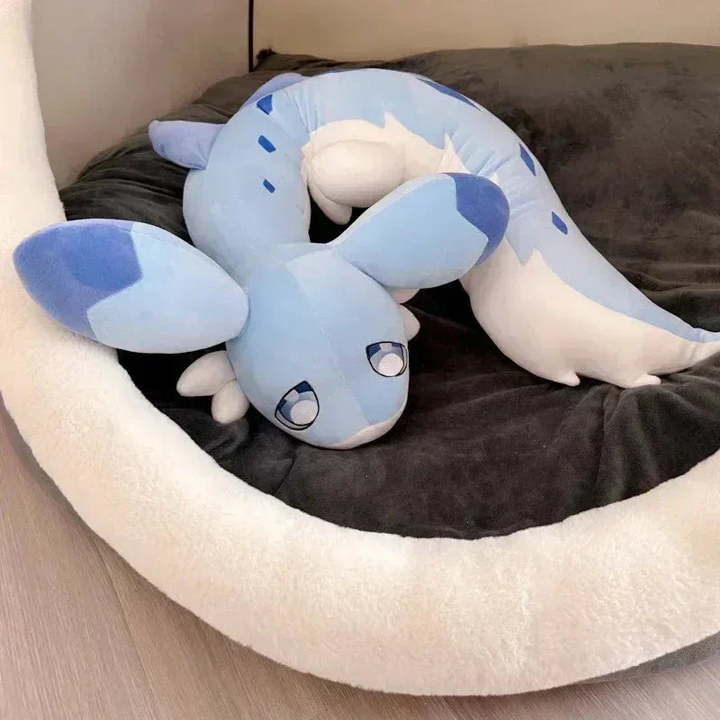 Cute Pastel Blue Dragon Stuffed Animal Toy
