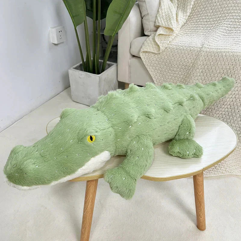 Cuddly Green Stuffed Crocodile Plush Toy