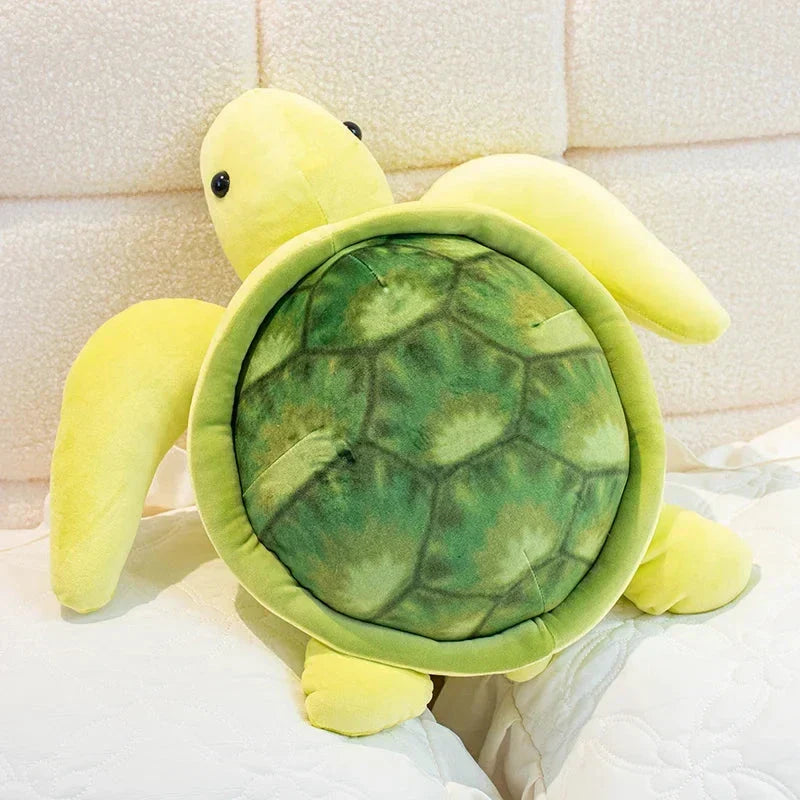 Colorful Sea Turtle Cuddly Plush Toys