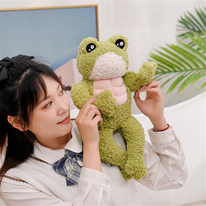 Fun Dench Muscle Frog Stuffed Toy - Halri