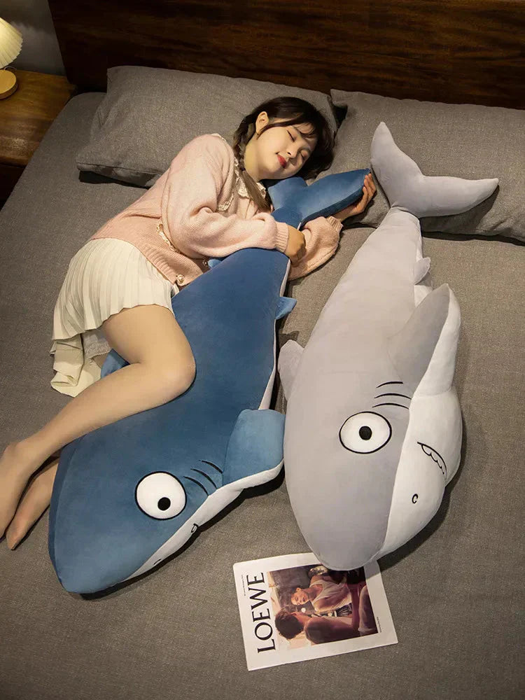 Fun Gray Blue Shark Soft Toys - Halri