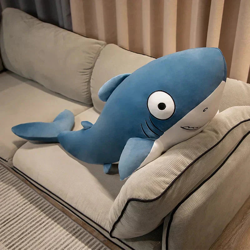 Fun Gray Blue Shark Soft Toys
