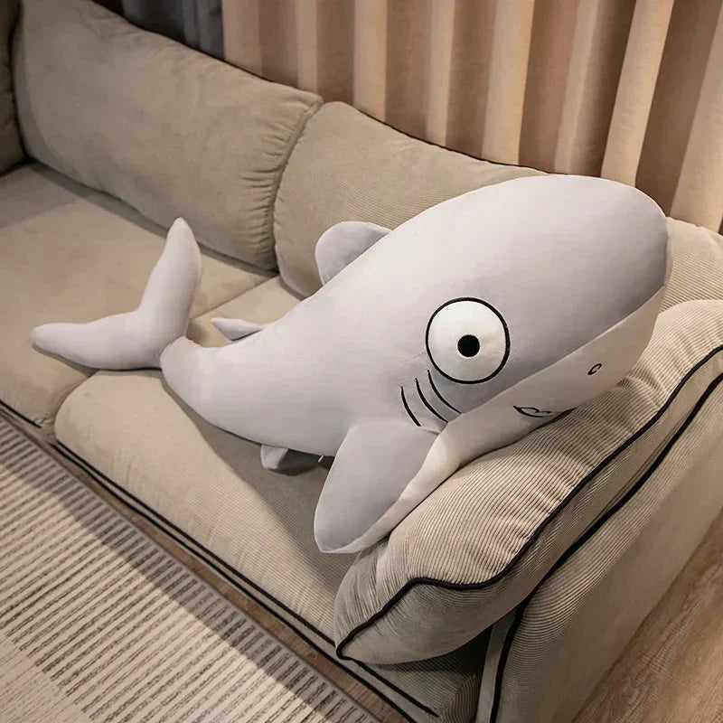 Fun Gray Blue Shark Soft Toys