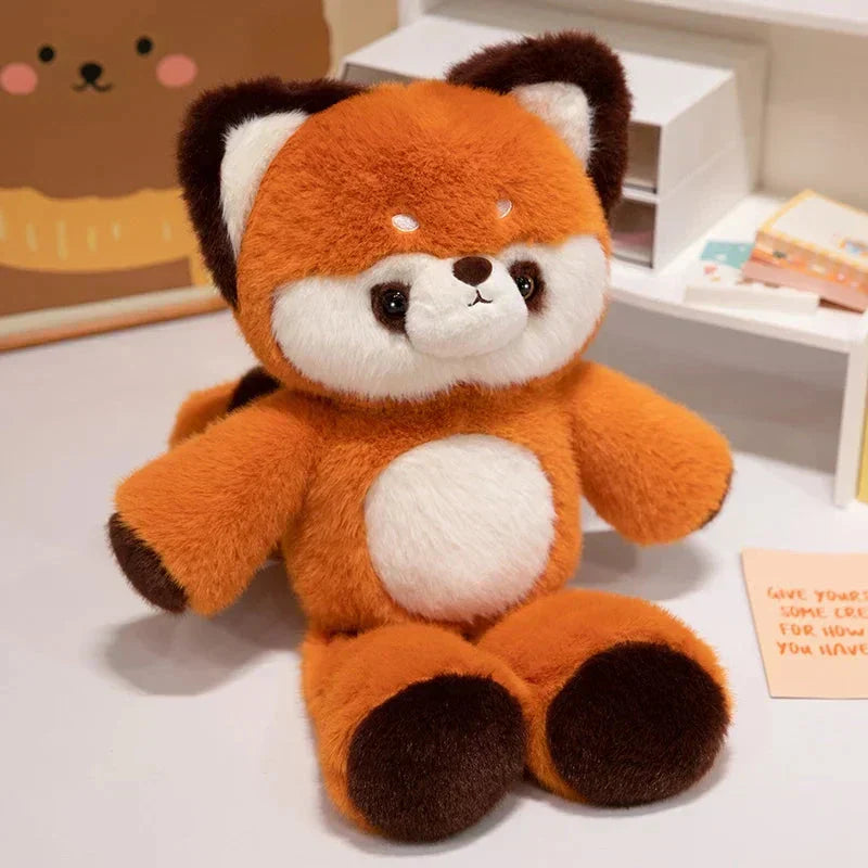 Cute Kitten and Panda Soft Plush Friends