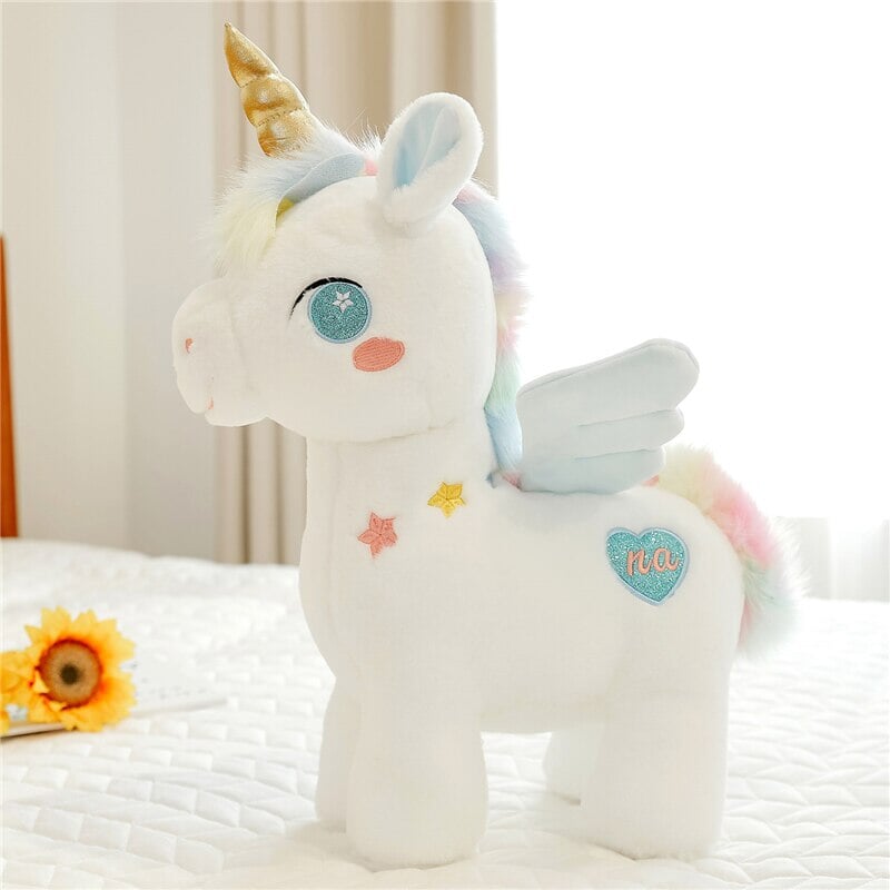 Soft Pastel Unicorn Cuddle Toy