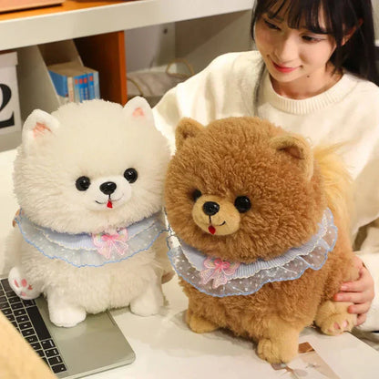 Cute Pomeranian Dog Soft Toy Plushies - Halri