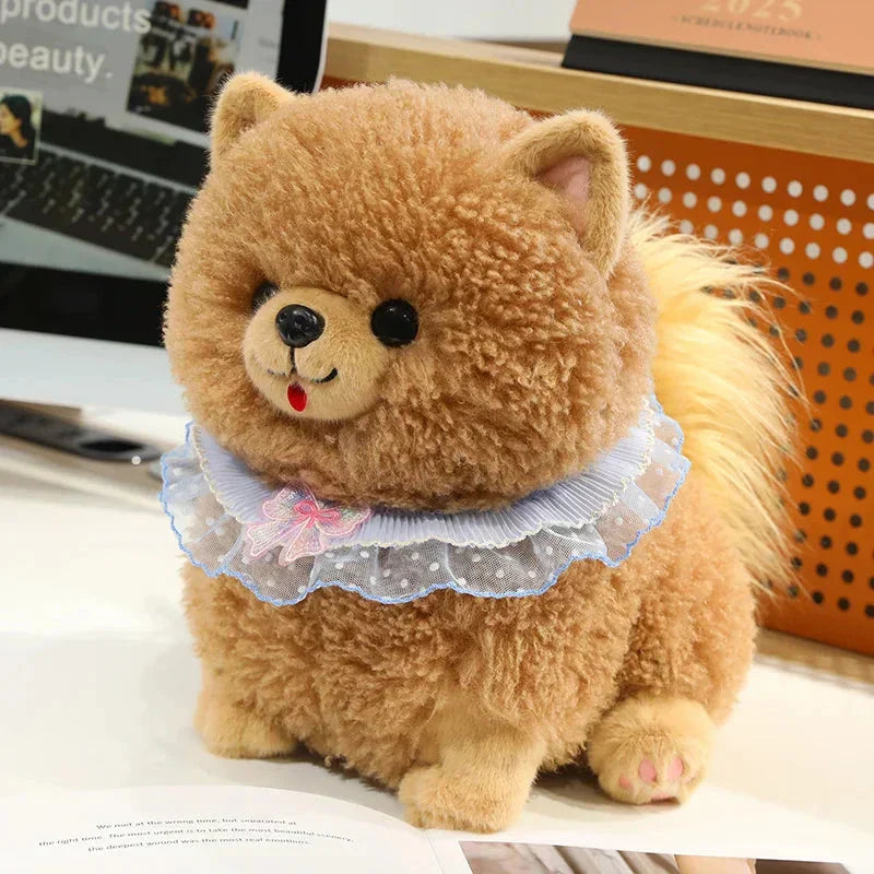 Cute Pomeranian Dog Soft Toy Plushies