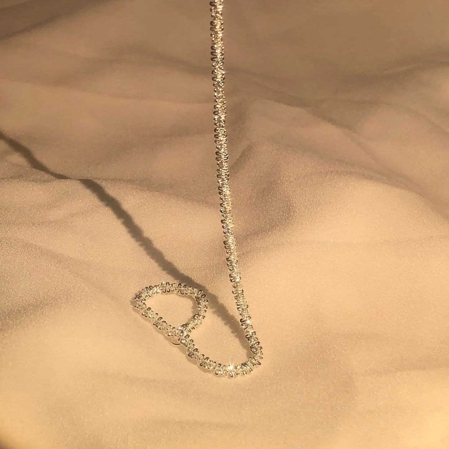 Sparkling Silver Luxury Bracelet