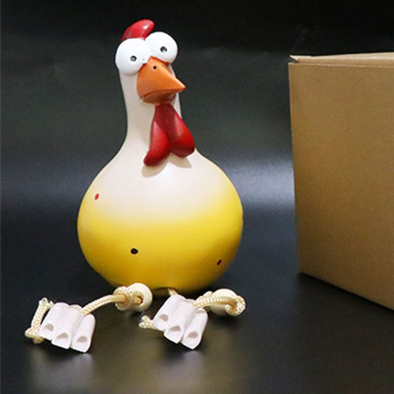 Fun Garden Chicken Decor Statue - Halri