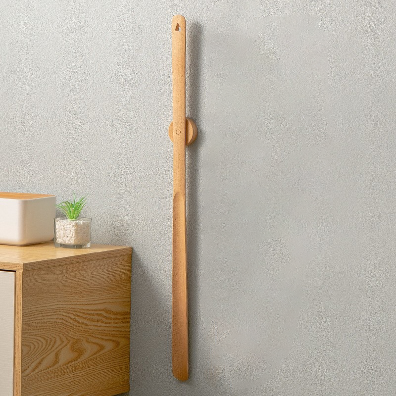 Ergonomic Wooden Handle Magnetic Shoehorn