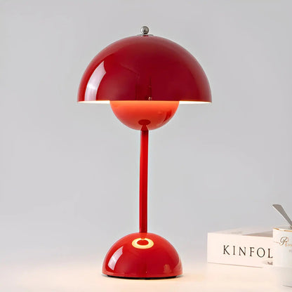 Simple Rustic Wooden Table Lamp