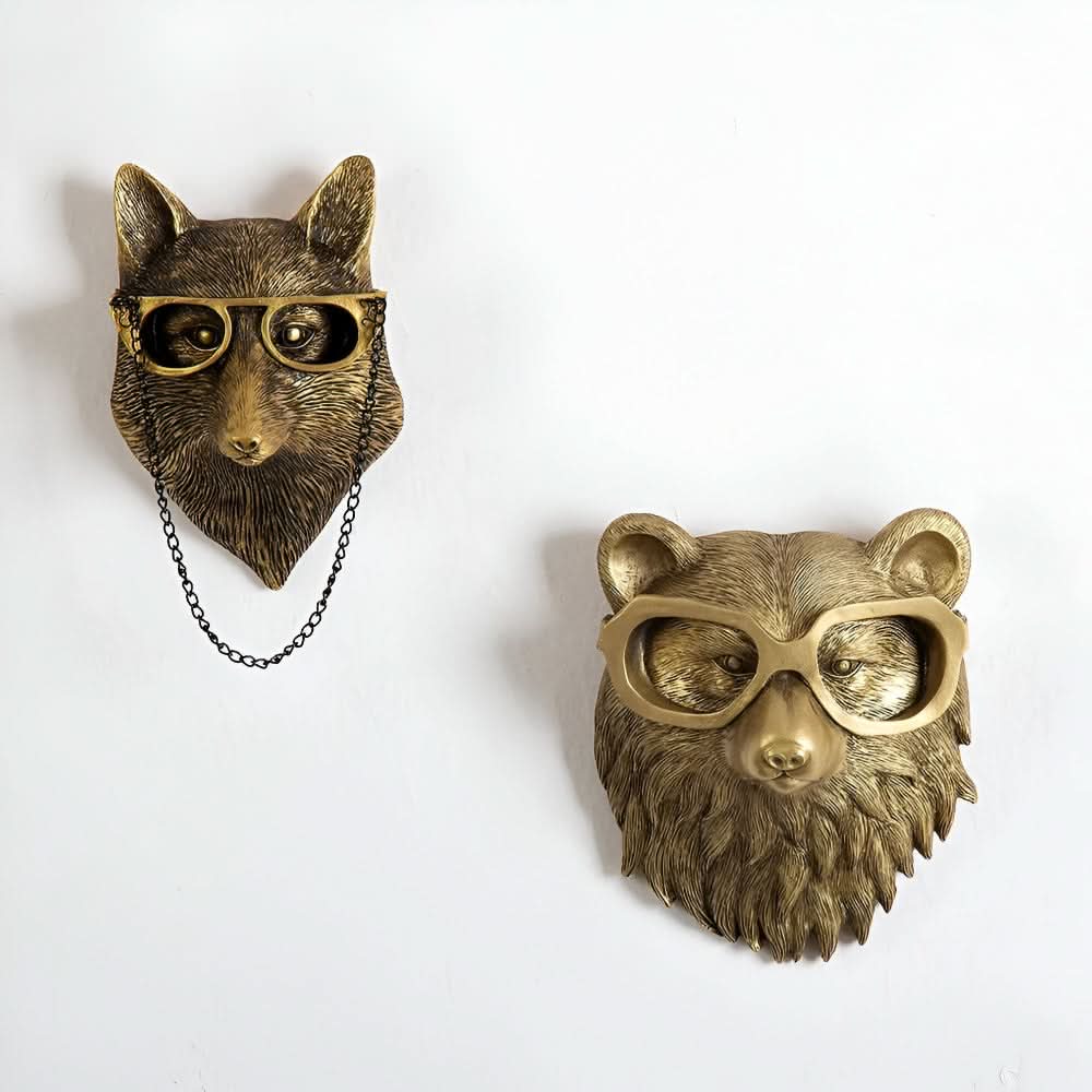 Colorful Animal Resin Wall Hooks Decor
