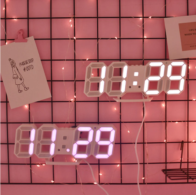 Advanced LED Clock with Date and Temperature Display
