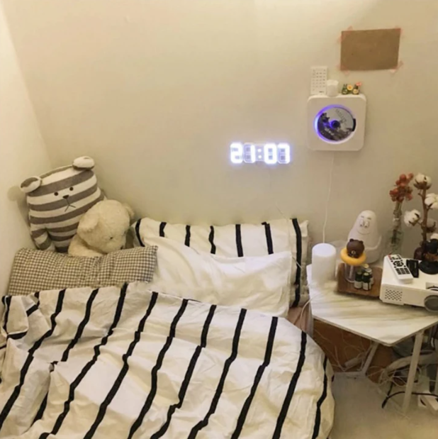 Advanced LED Clock with Date and Temperature Display
