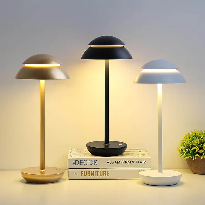 Unique Glass Shade Desk Lamp - Halri