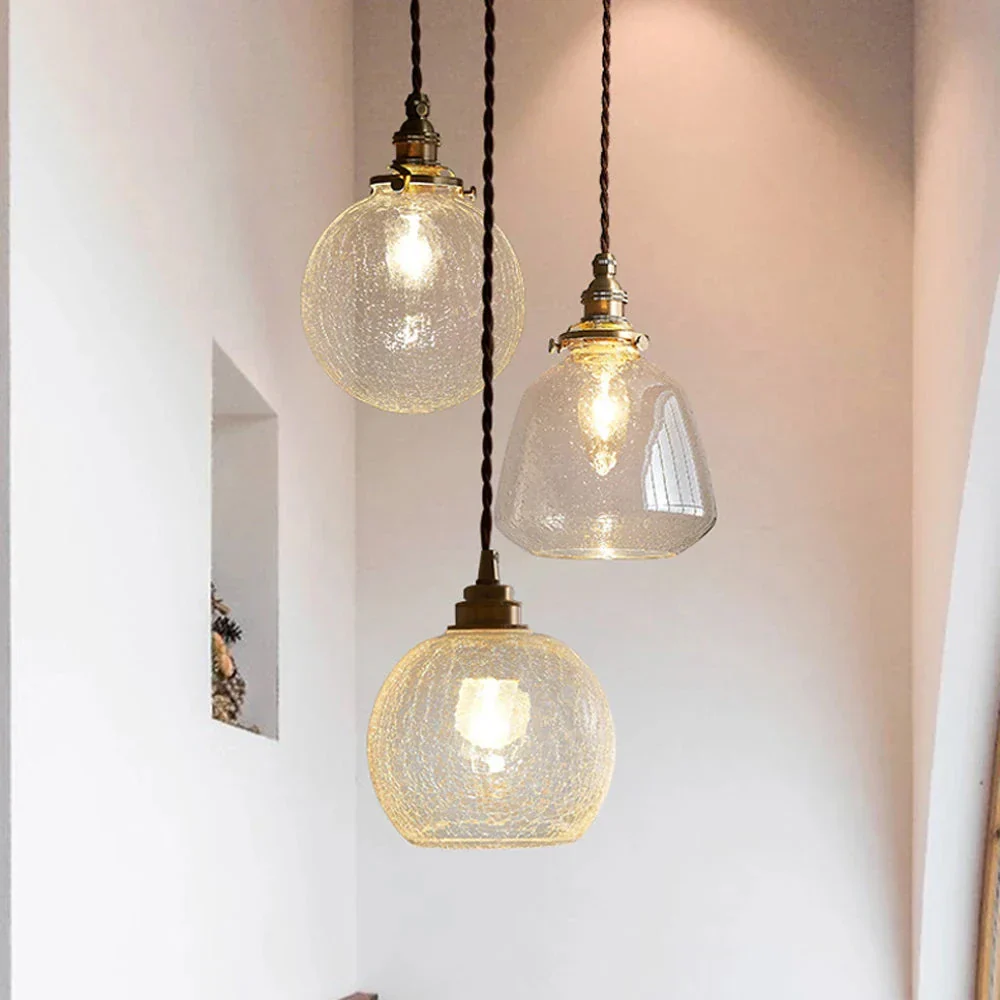Nordic Modern Crystal Glass Pendant Light