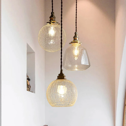 Nordic Modern Crystal Glass Pendant Light