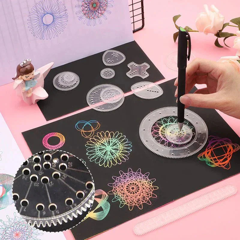 Creative Spiral Art Drawing Kit - Halri