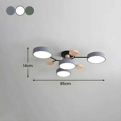 Stylish LED Ceiling Light Fixtures Bright White