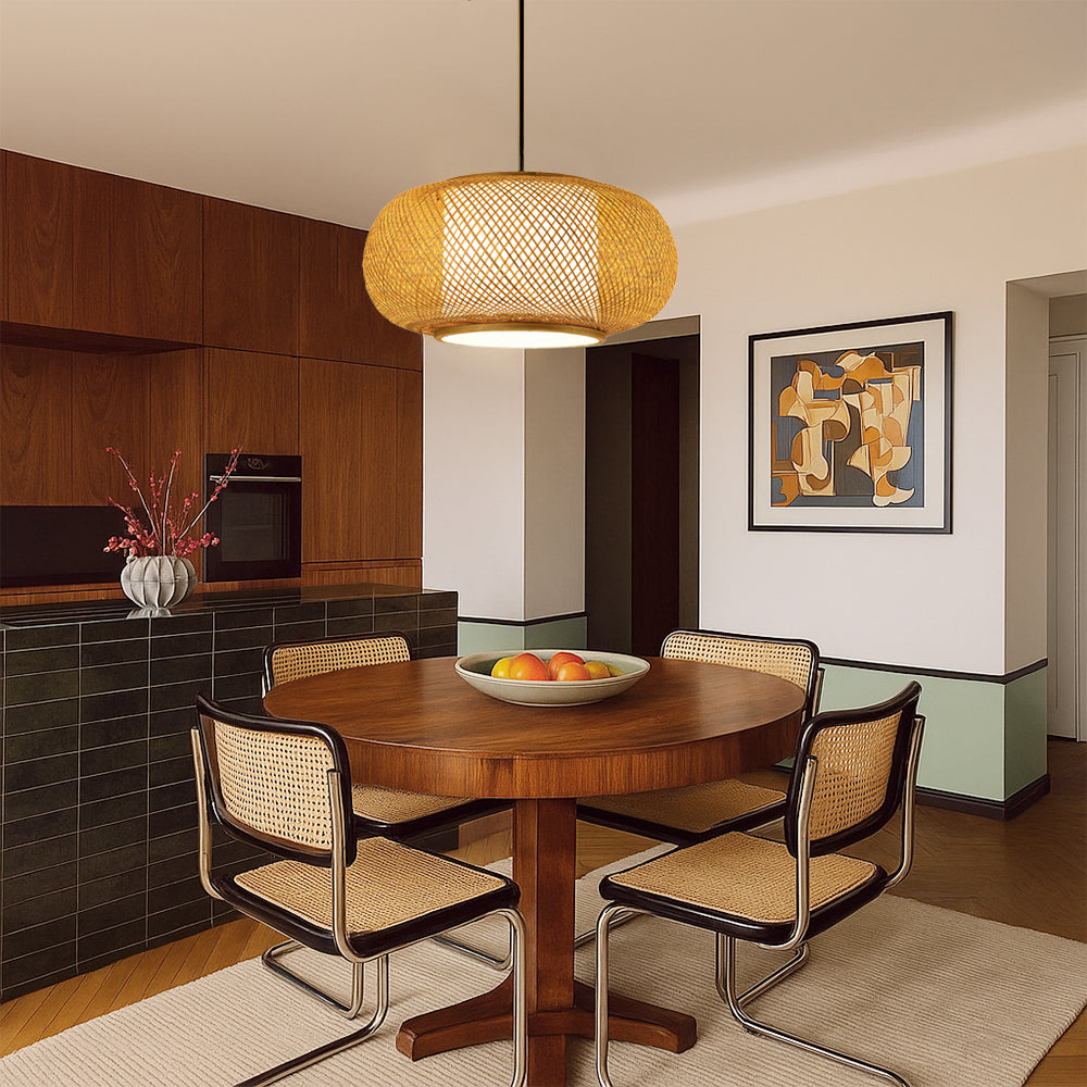 Eco Friendly Bamboo Hanging Light - Halri