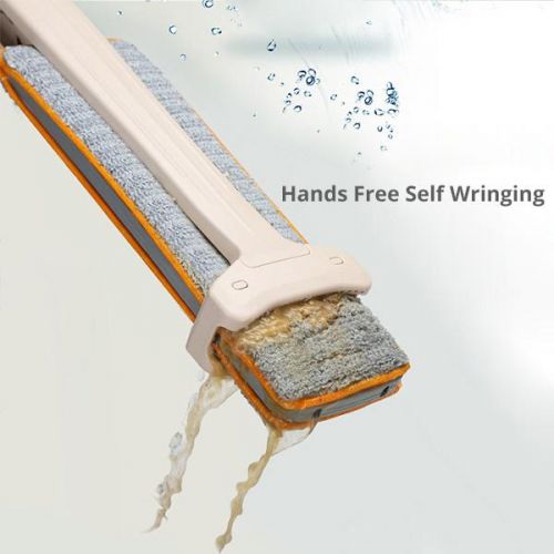 Easy Spin Mop and Broom with Microfiber Head